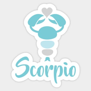 Scorpio Oct 23 - Nov 21 - Water sign - Zodiac symbols Sticker